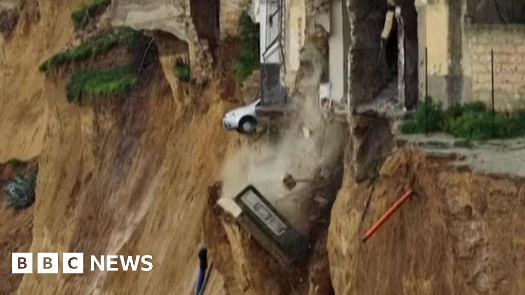 Sicily Landslide Forces 1,000 Evacuations After Storm Harry Devastation