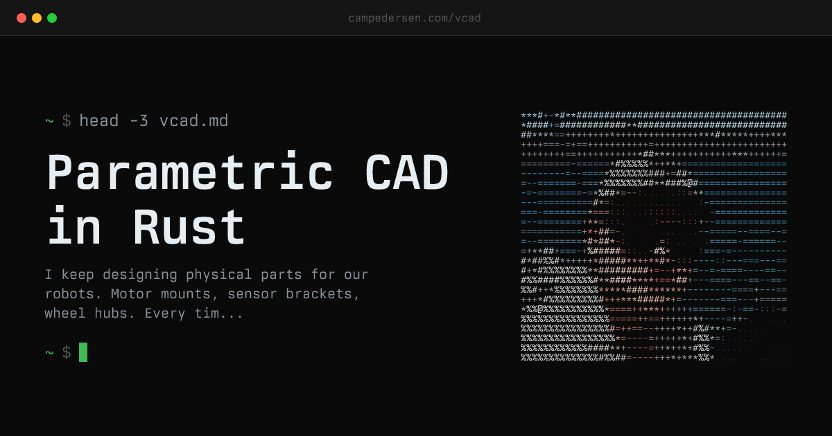 The Future of CAD: Programming 3D Parts Instead of Clicking