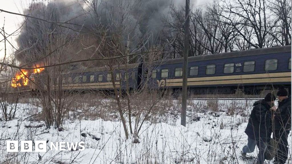 Escalation in Targeting Civil Infrastructure: Russian Drone Strike on Ukrainian Passenger Train Kills Five, Halting Key Logistics Artery