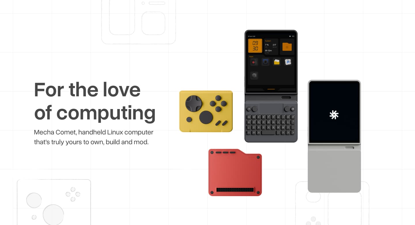 The Mecha Comet: A Modular Linux Handheld Redefining Ownership, Modding, and Open Computing