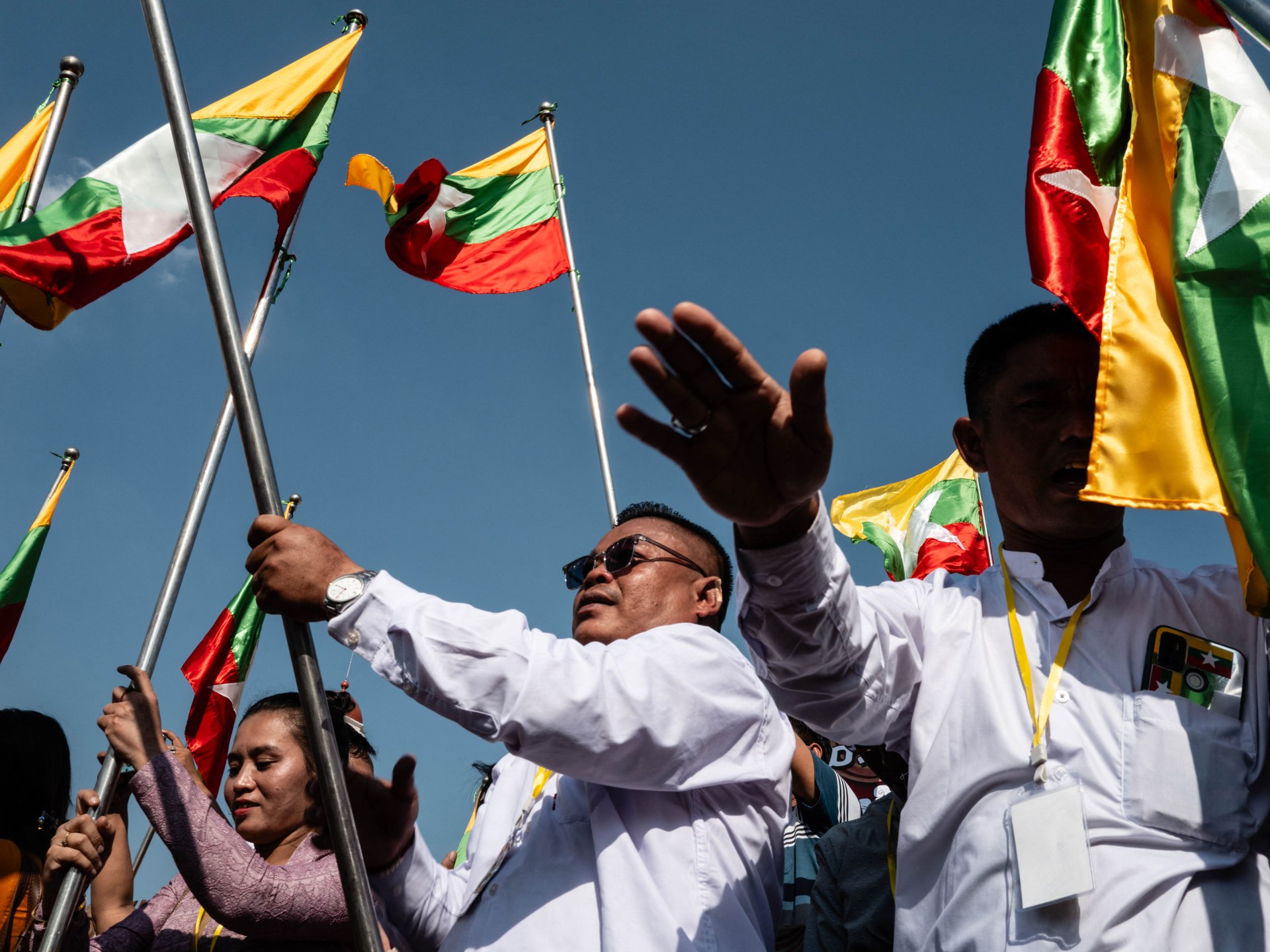 Myanmar Military-Backed Party Claims Dominant Victory Amid Civil Strife