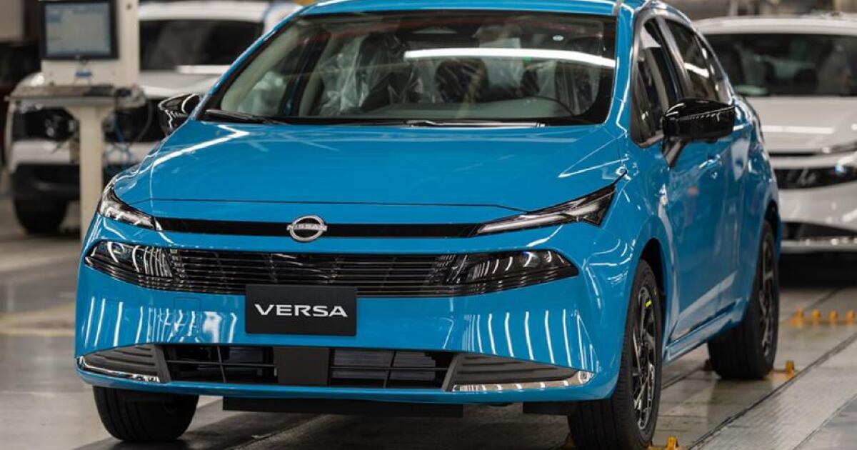 Nissan arranca producción de la nueva generación del Versa 2026 en Aguascalientes