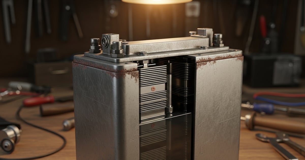 Reviven la batería de níquel-hierro de Edison para estabilizar redes eléctricas renovables