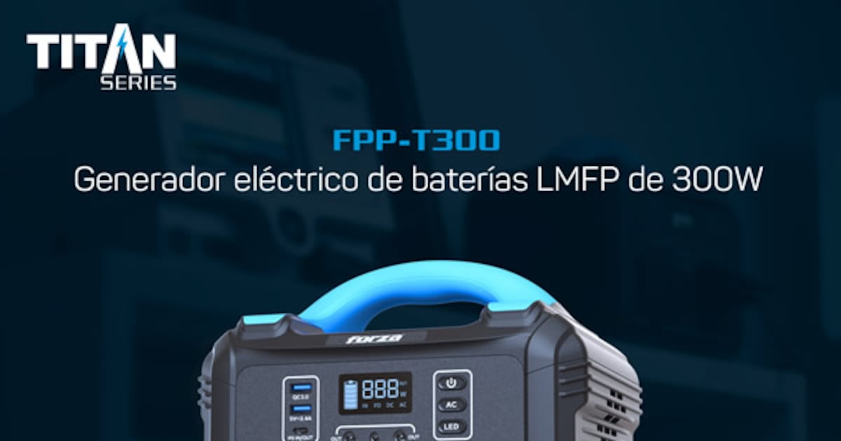 Forza lanza serie TITAN, generadores portátiles con carga solar ultrarrápida para Chile