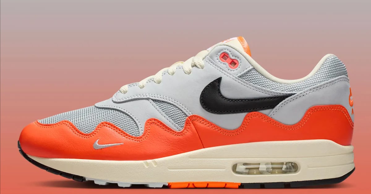 Patta y Nike anuncian reedición de Air Max 1 “Hyper Crimson” para 2026