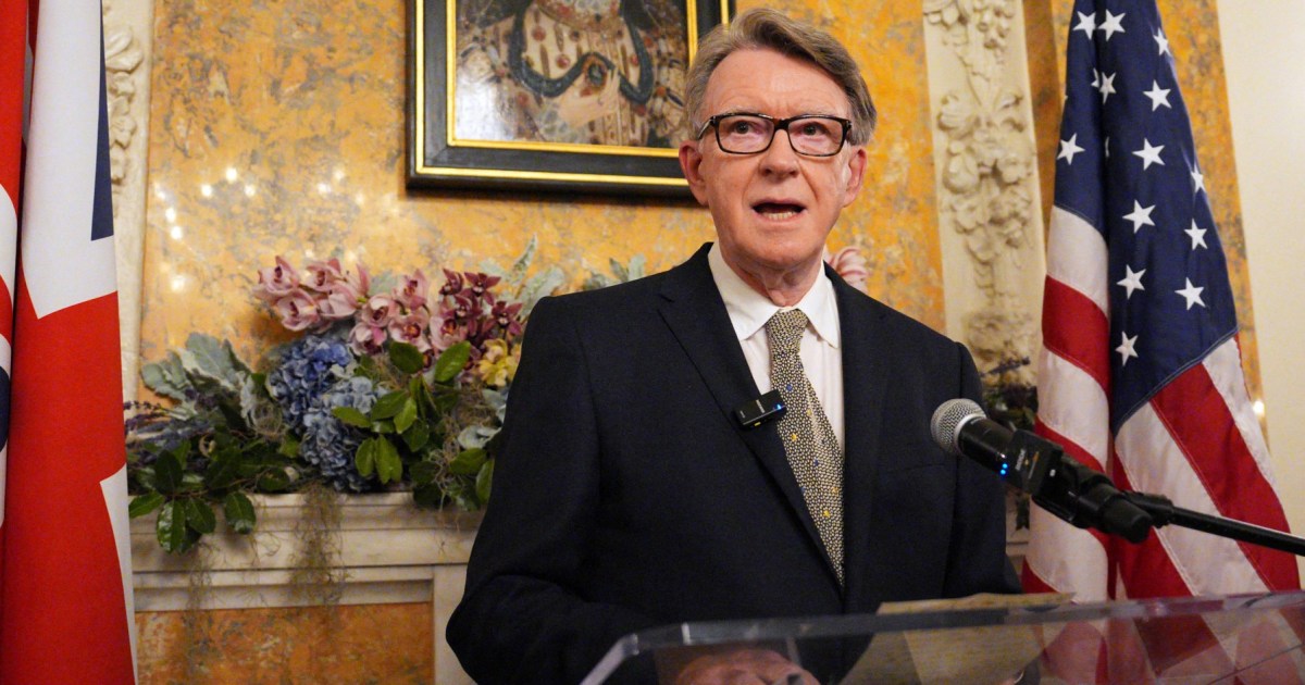 Former UK Ambassador Mandelson Resigns Labour Membership Over Epstein Disclosures