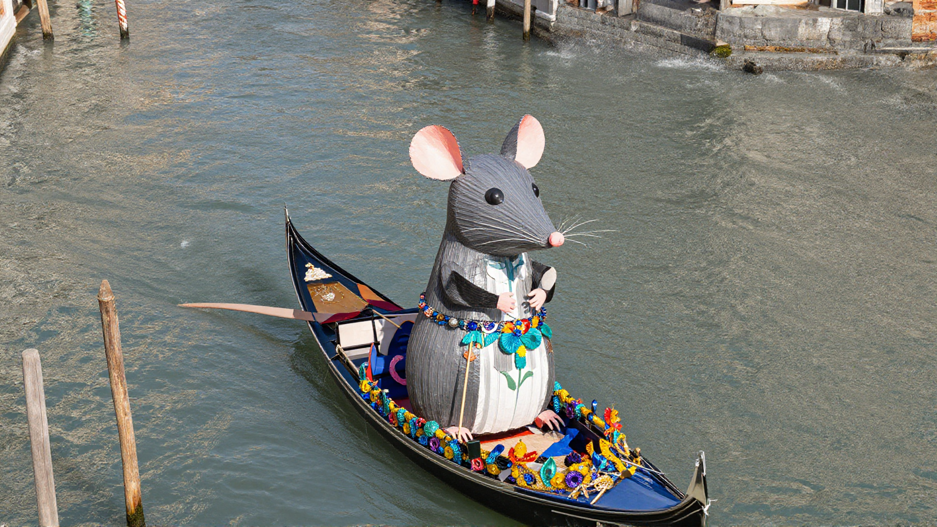 Venice Carnival Opens With Traditional 'Pantegana' Float Launch