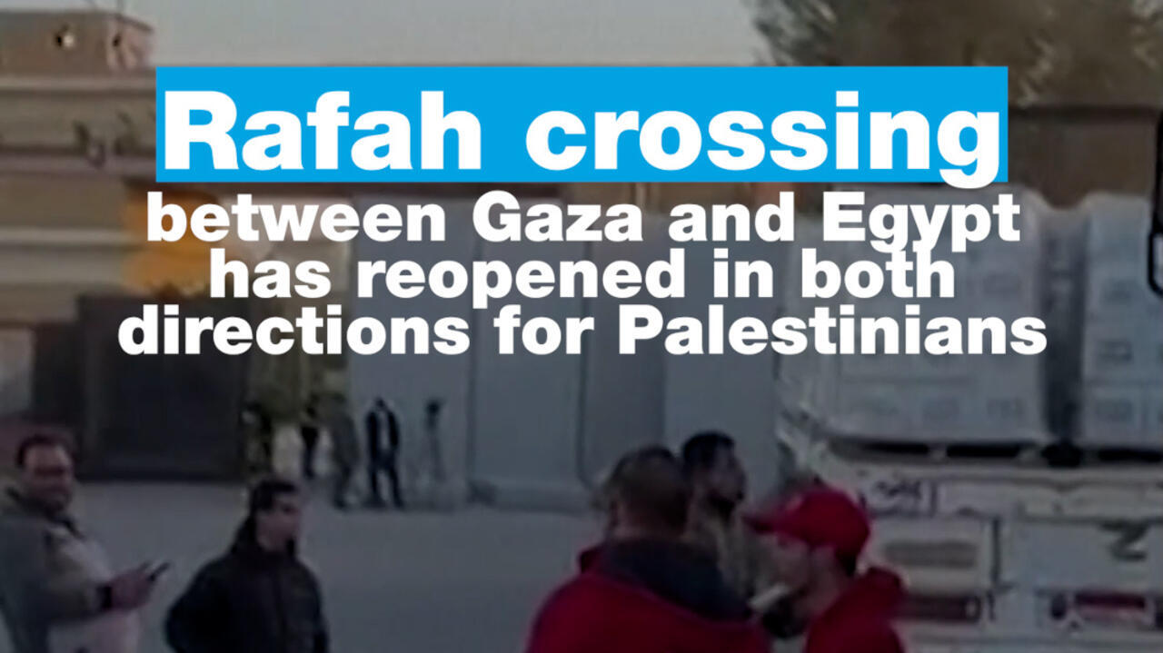 Gaza's Rafah Crossing Reopens for Limited Palestinian Movement Between Gaza and Egypt
