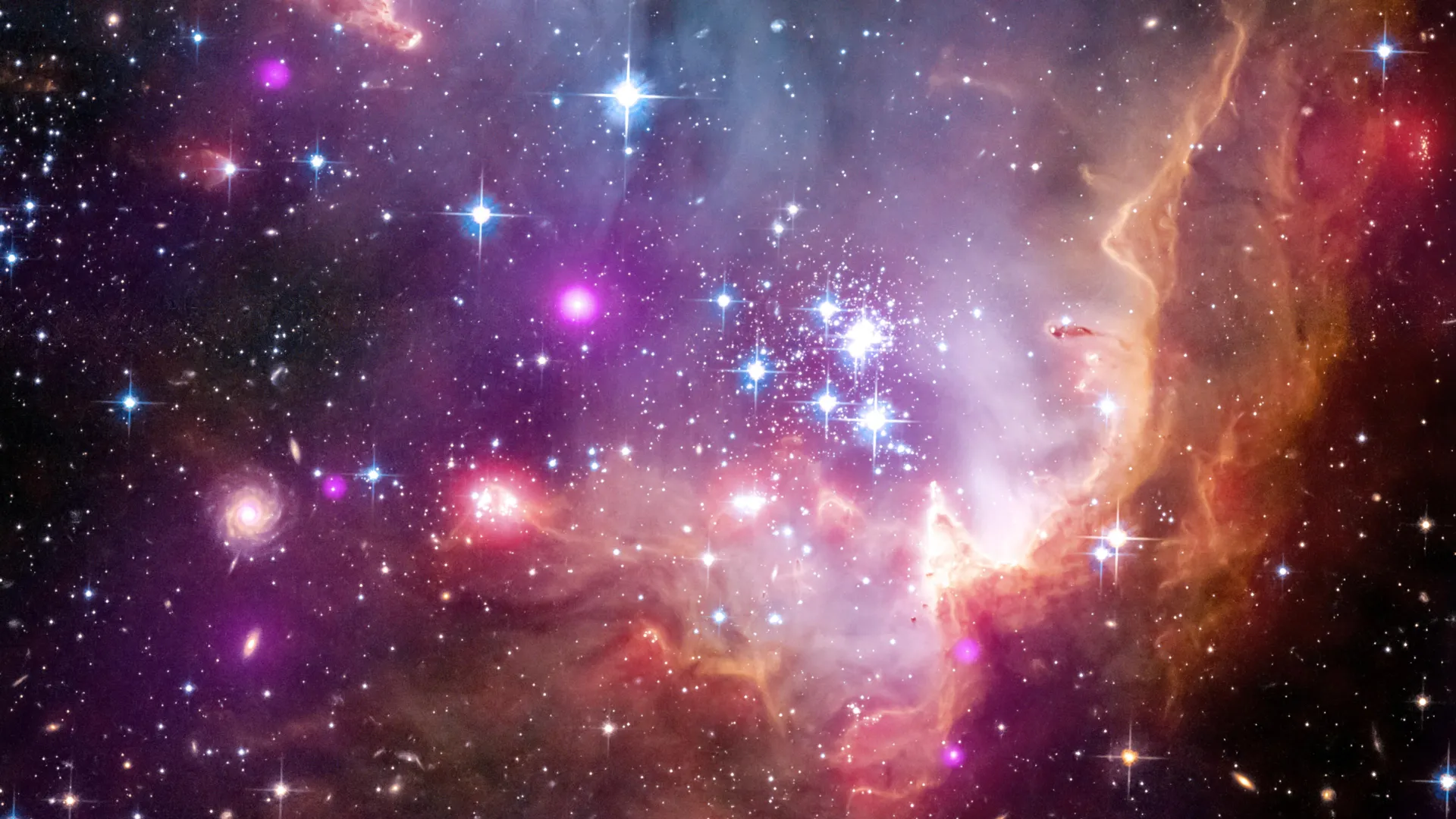 Astronomers Determine Small Magellanic Cloud Shattered by Cosmic Crash Millions of Years Ago