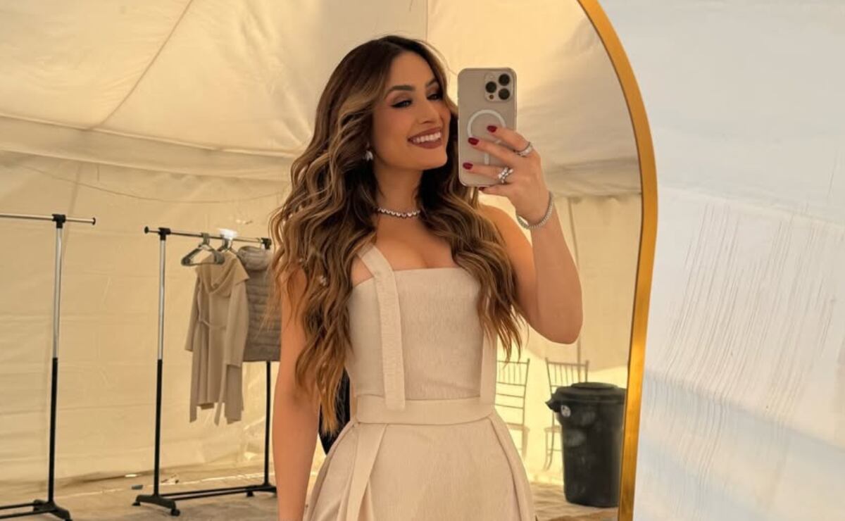 Cynthia Rodríguez destaca con estilo en boda de influencer en el norte de México
