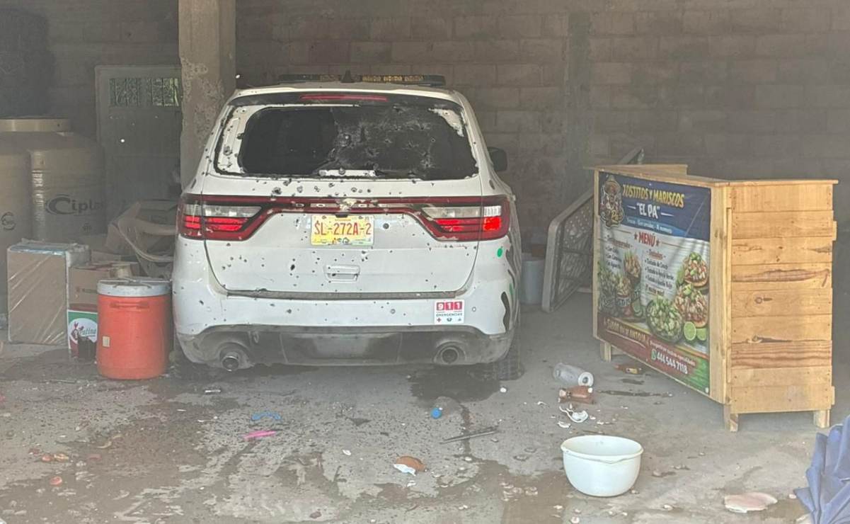 Comando armado asesina a dos policías estatales en San Luis Potosí