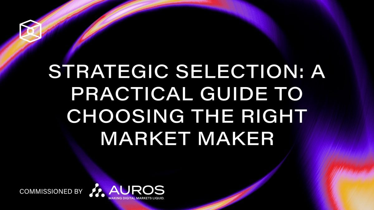 The Block Releases Guide on Selecting Crypto Market Makers for Token Projects