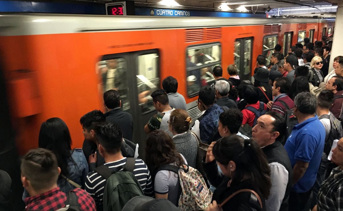 Lluvias en CDMX frenan operaciones del Metro en ocho líneas por riesgo de seguridad