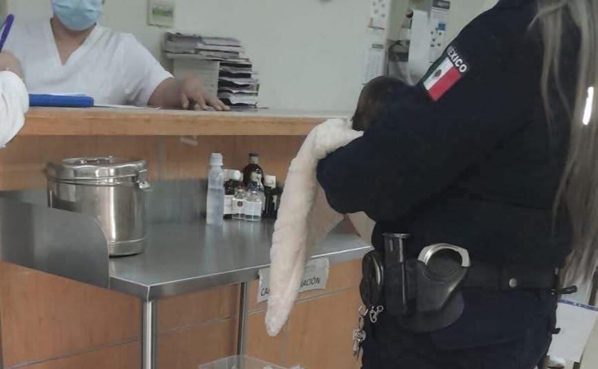 Police Rescue Baby Abandoned to Homeless Man in Sonora, Mexico