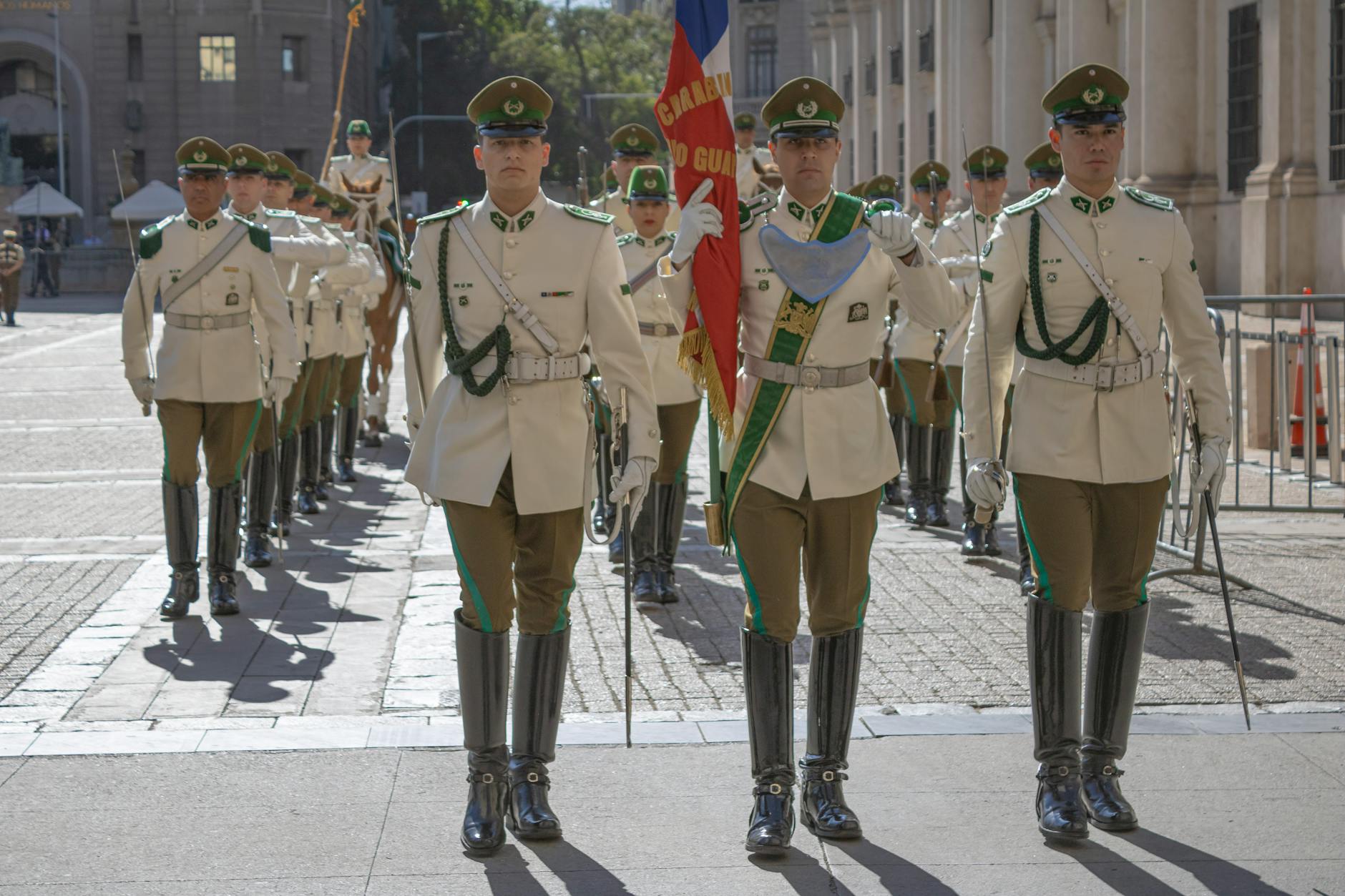 Accidente de Carabineros en Santiago