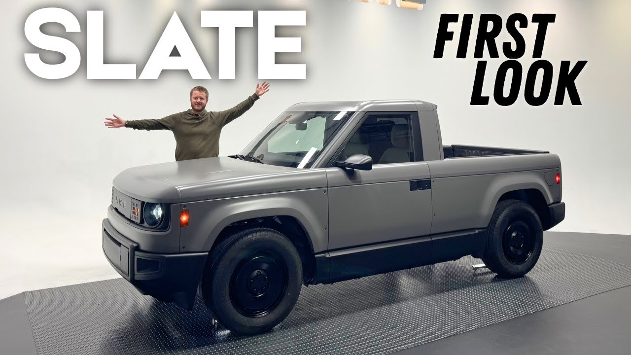 The Slate Truck Pushes EV Minimalism to the Limit