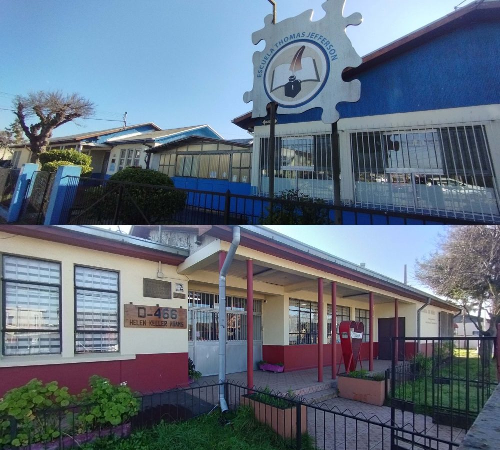 Hombre armado golpea a una mujer durante una riña escolar en Hualpén