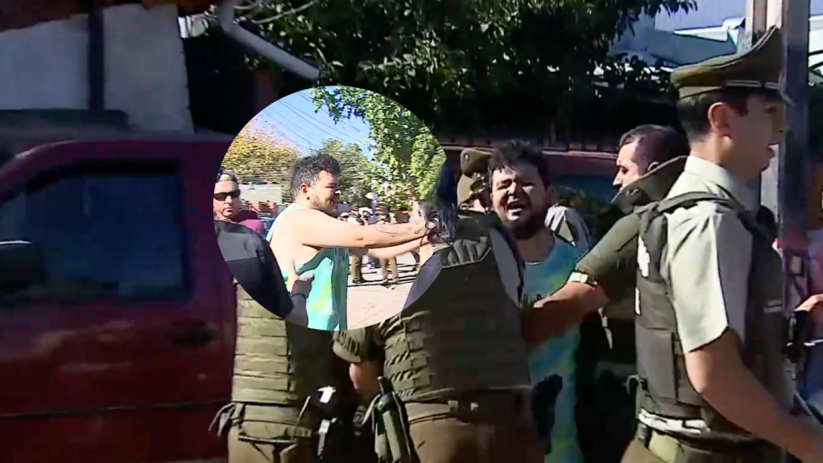 Three detained in Peñalolén after attempted attack on police officers