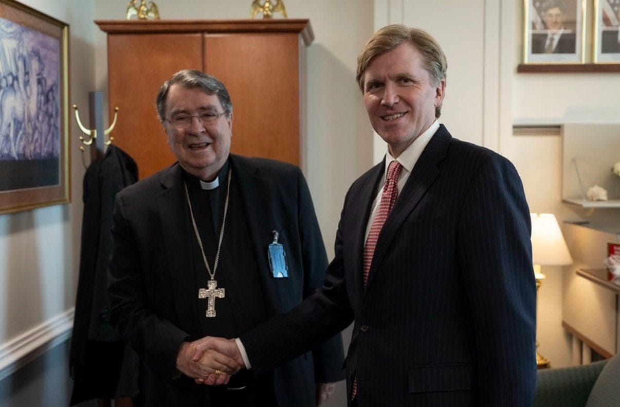 Pentagon denies aggressive demands to Vatican official in reported meeting