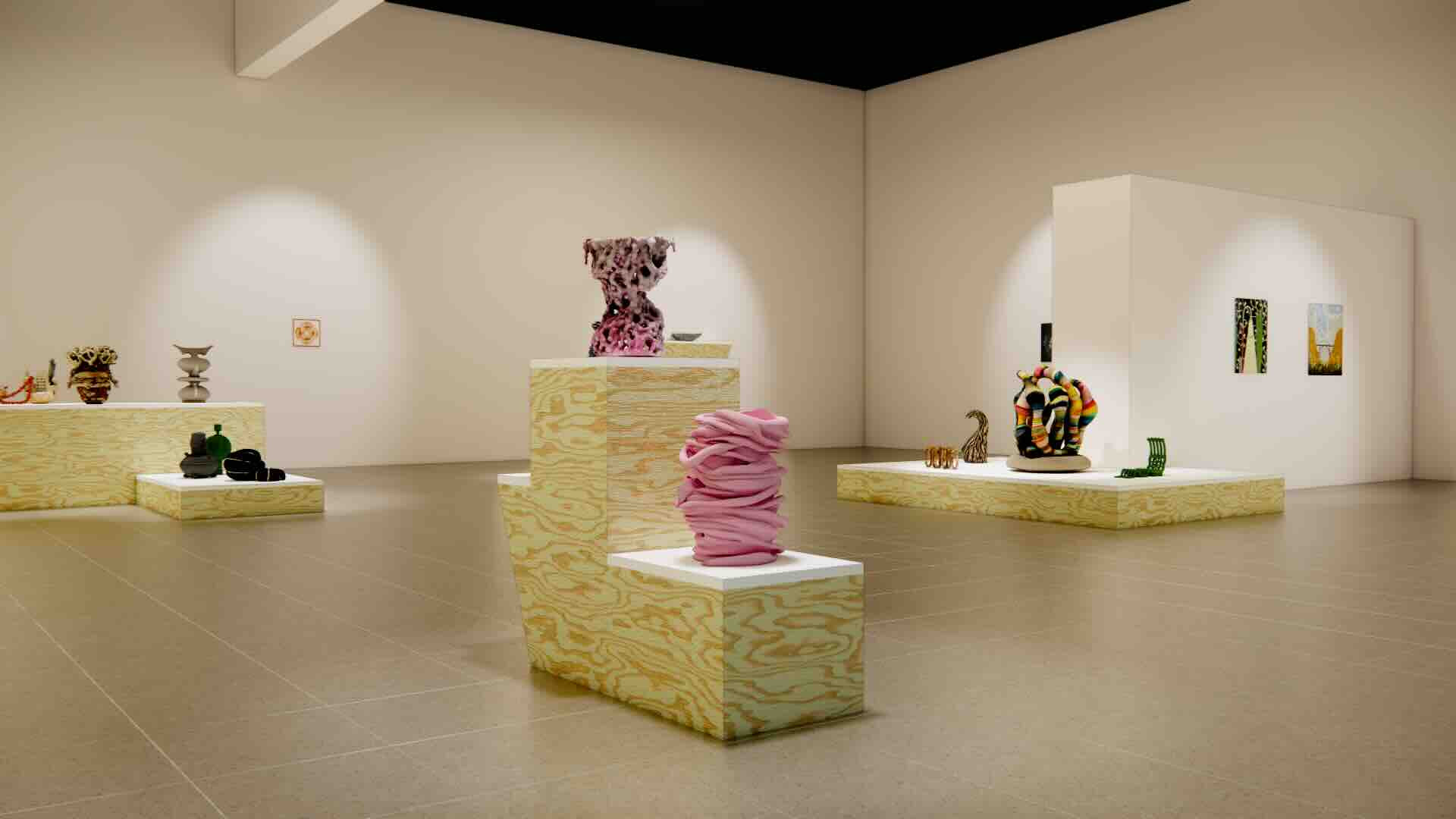 Inauguran exposición de cerámica contemporánea en la Sala de Arte CCU