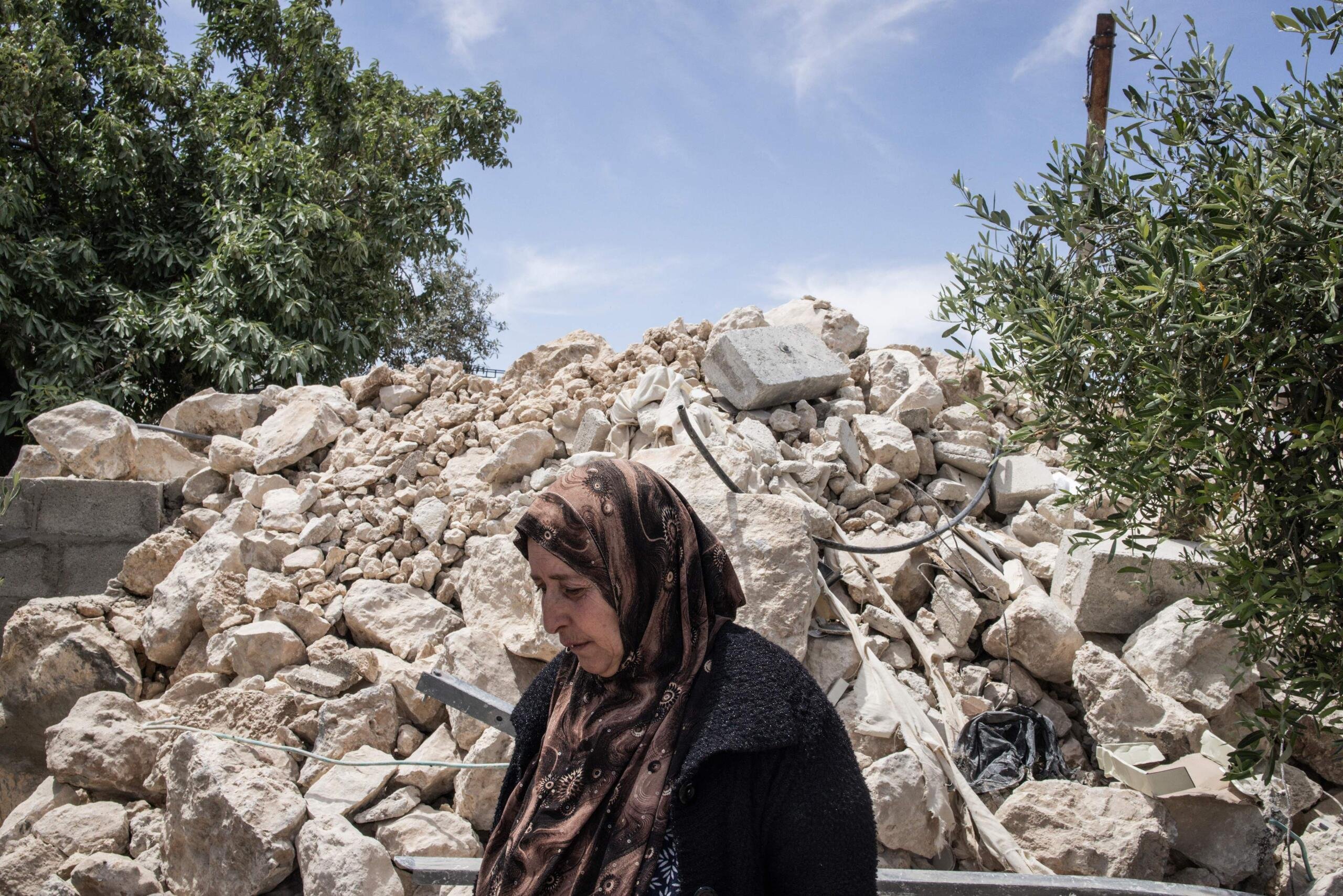 Israeli forces fire tear gas at Palestinian students in Masafer Yatta