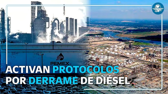 Reportan derrame de diésel en la refinería Deer Park de Pemex