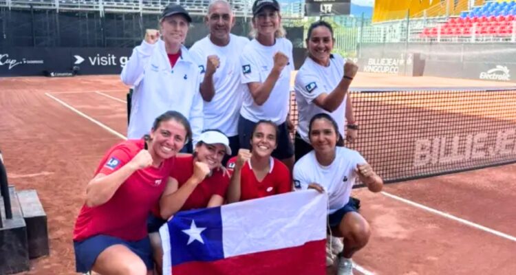 Chile asegura permanencia en la Zona I de la Billie Jean King Cup tras vencer a Colombia