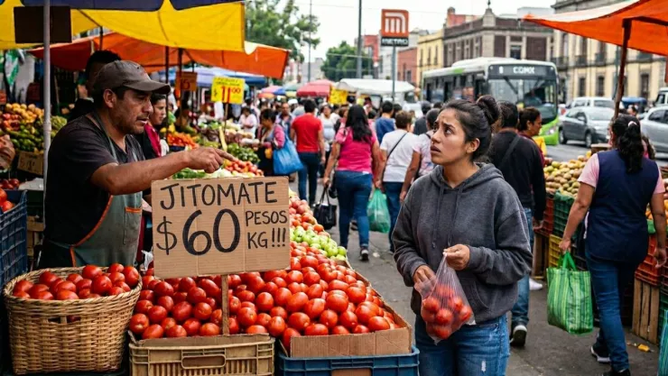 El precio del jitomate se dispara 126% y encarece la canasta alimentaria en México