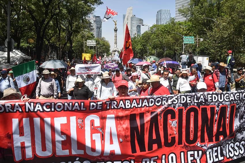 La CNTE amenaza con una huelga indefinida ante el estancamiento de las negociaciones