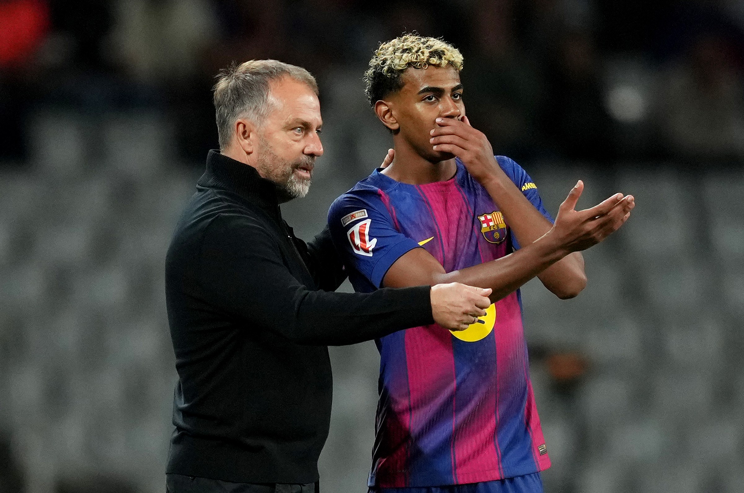 Hansi Flick dismisses Lamine Yamal frustration after Barcelona win